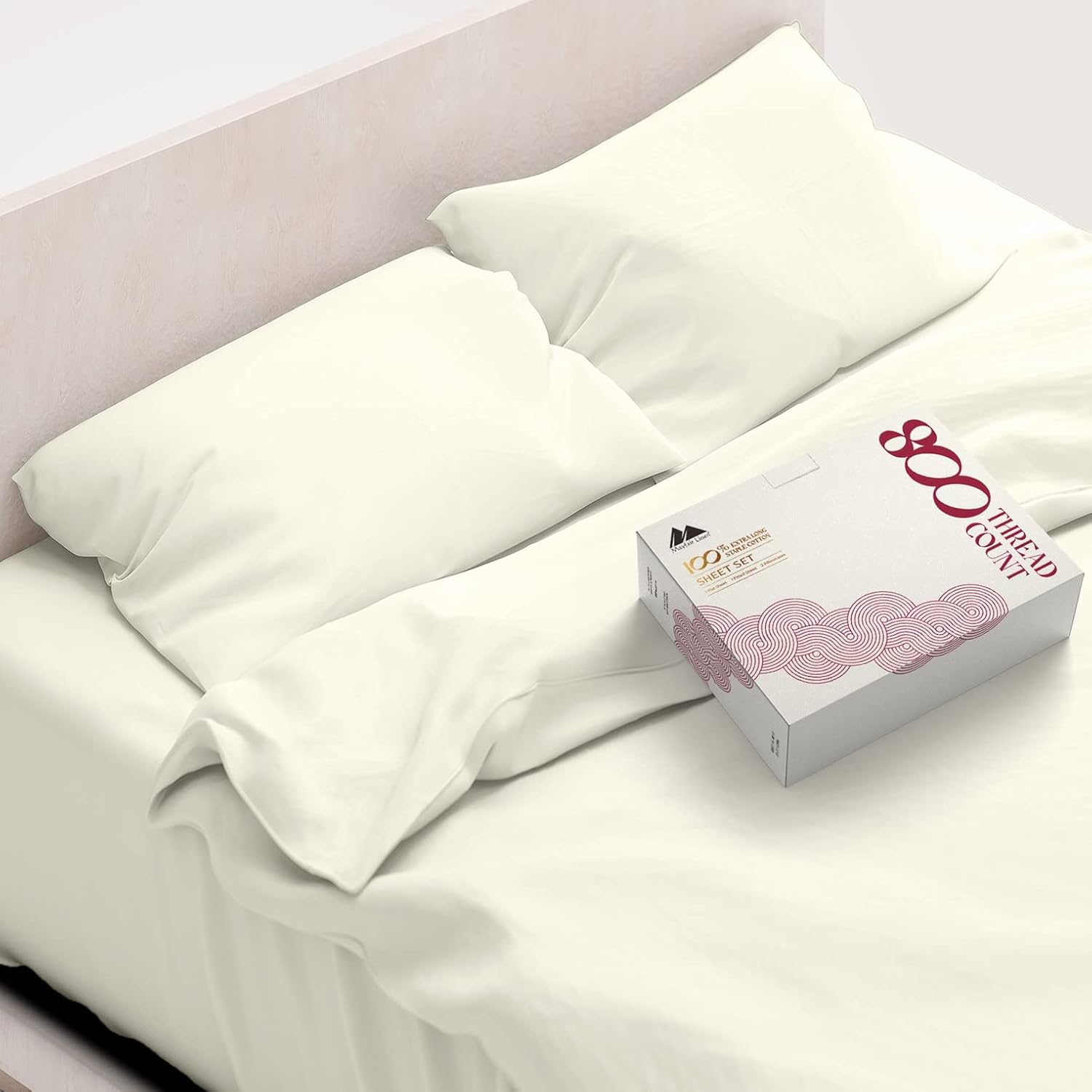 Luxurious 100% Egyptian Cotton King Size Bed Sheets Set