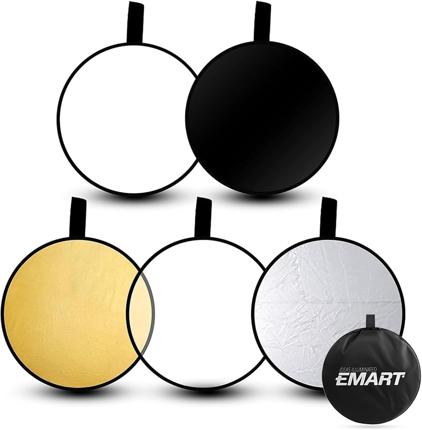 EMART 51ft' 5 in 1 Photo Collapsible Reflector for All Needs