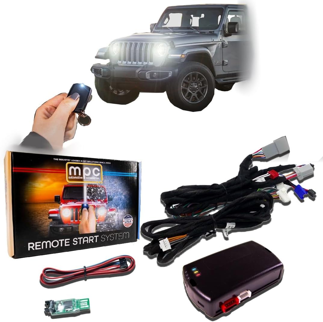 MPC Remote Starter Kit for Jeep Wrangler & Gladiator 2018-2025