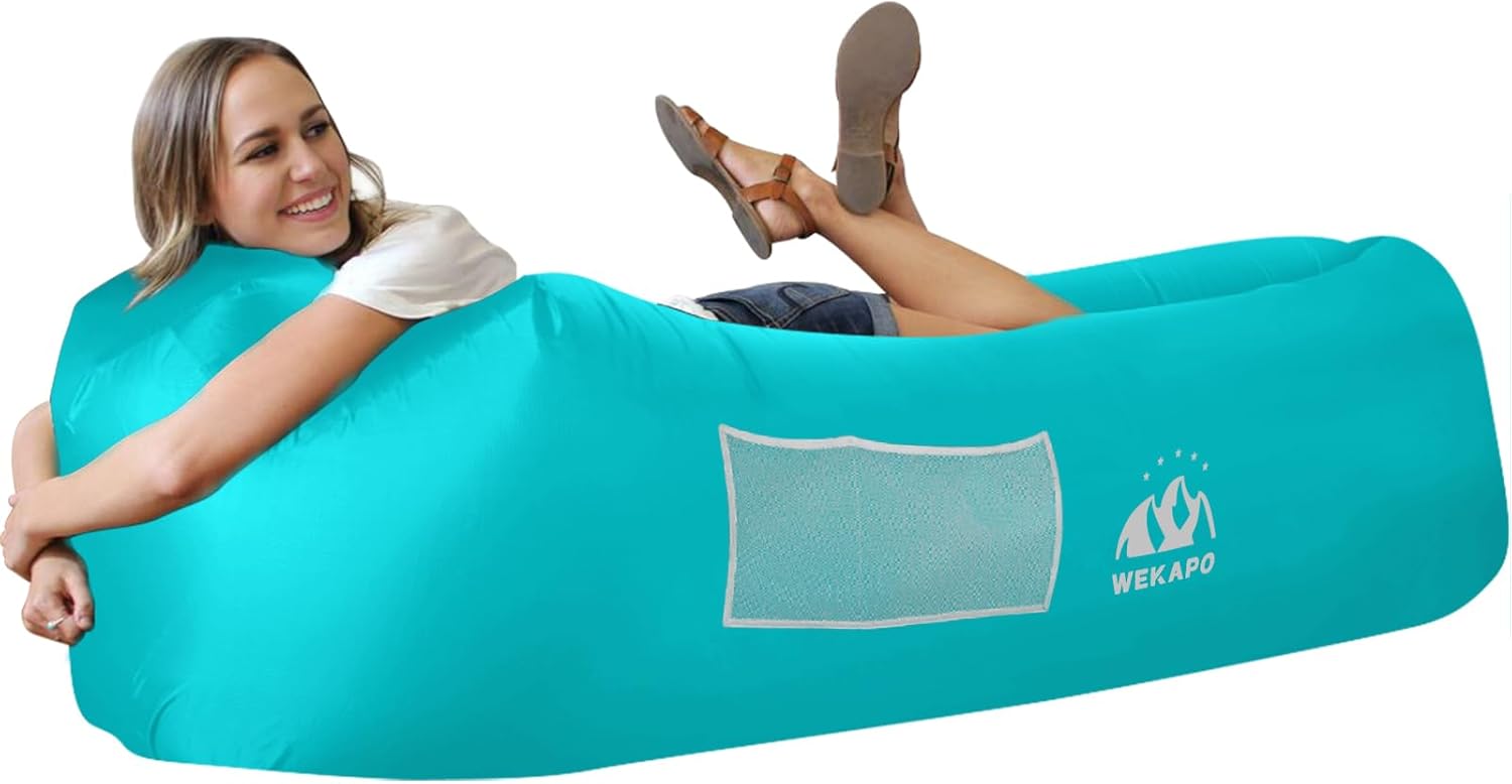 WEKAPO Inflatable Sun Lounger - Portable Air Sofa for Relaxation