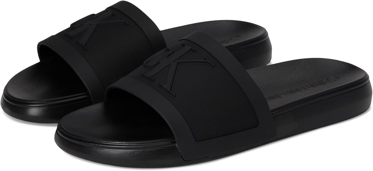 Calvin Klein Men's Linderz Slide Sandal for Casual Comfort