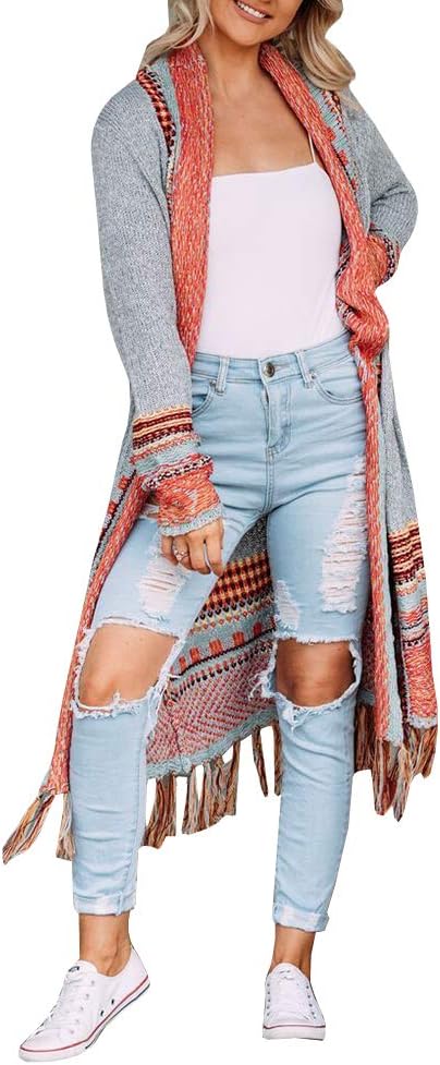 FERBIA Women Boho Cardigan Sweater for Stylish Fall Looks
