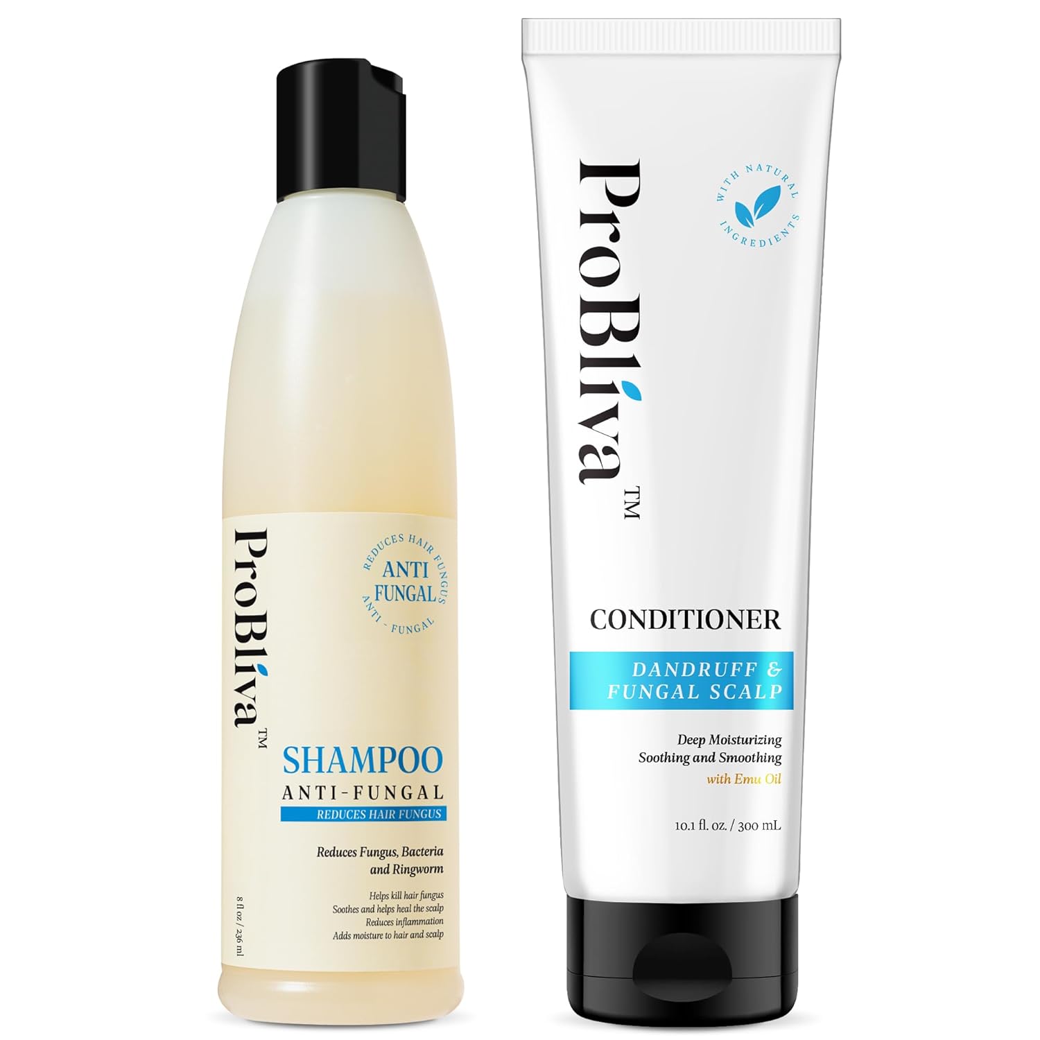 Fungal Scalp & Hair Loss Solution: Natural Shampoo & Conditioner