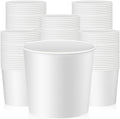 85 oz Paper Food Buckets 100 Pack - Bulk Disposable Party Buckets