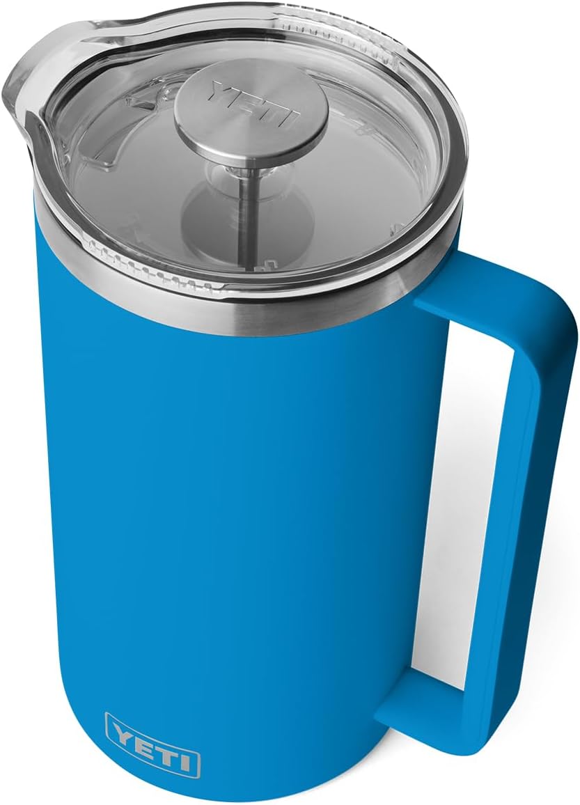 YETI Rambler 64 oz French Press Coffee Maker for Big Groups