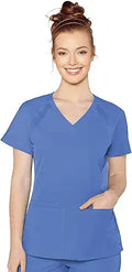 Med Couture Peaches Women's Raglan Top for Ultimate Comfort
