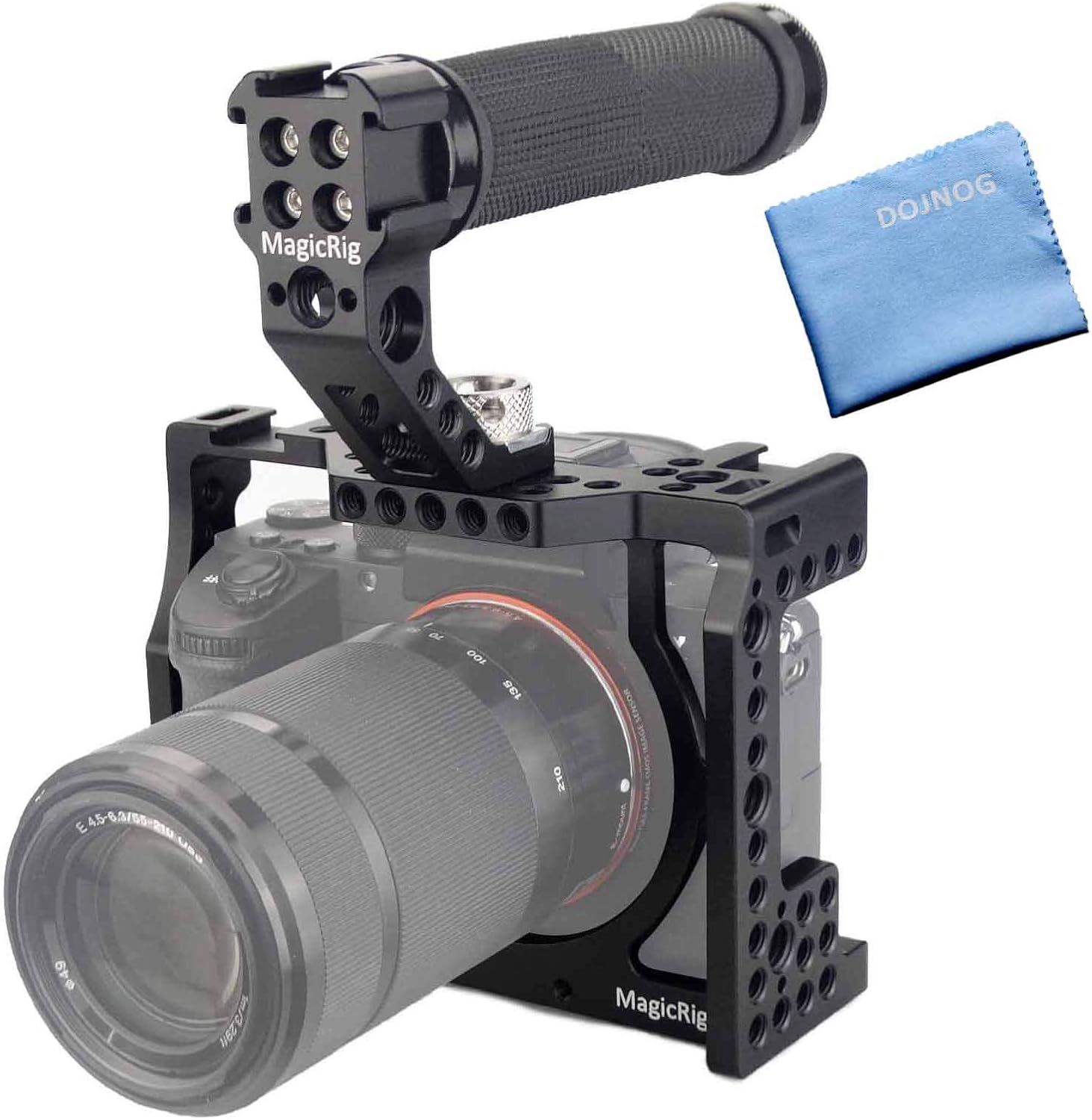 Full Cage for Sony A7RIII A7III A7M3 with Cold Shoe Mounts
