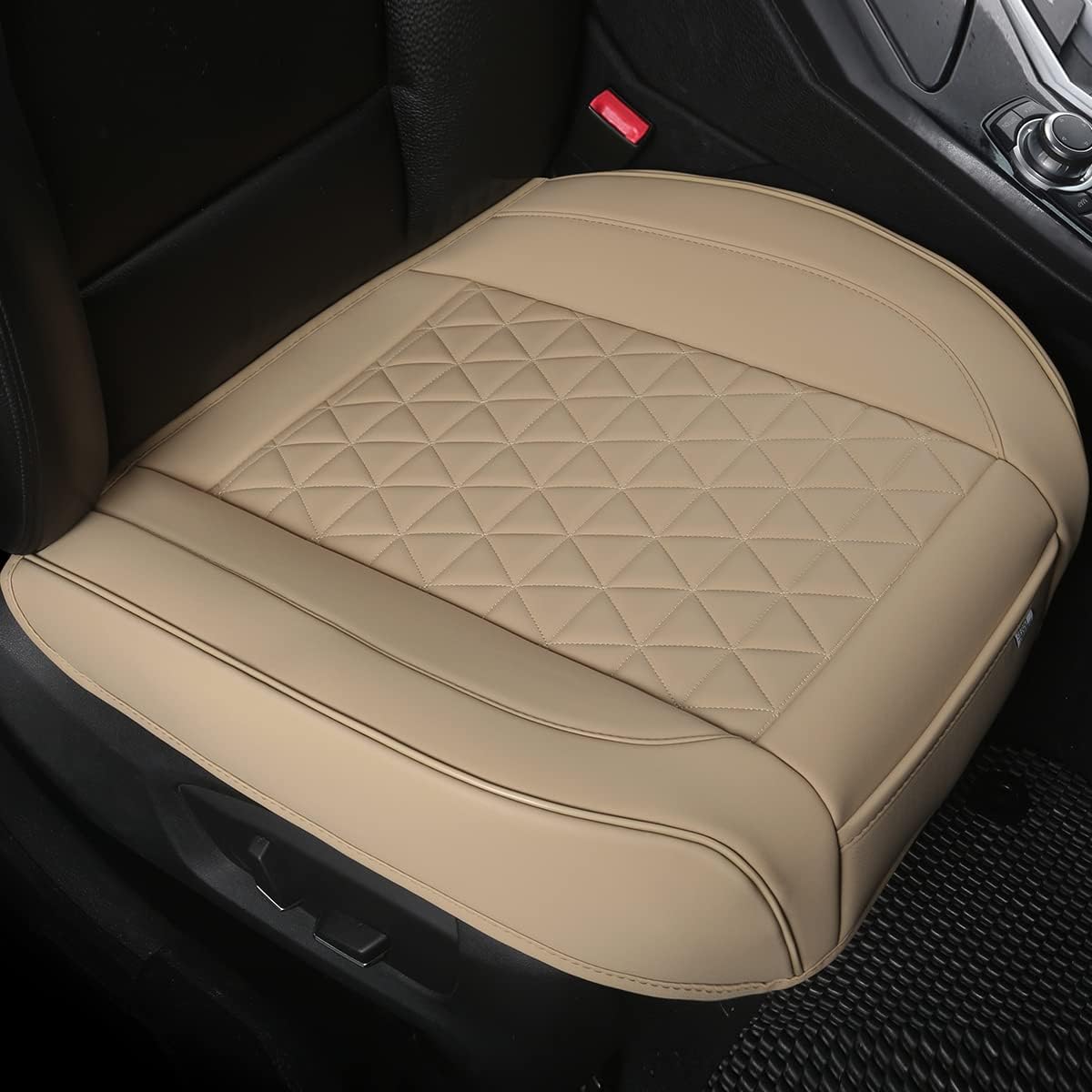 Anti-Slip Beige Car Seat Covers by Black Panther