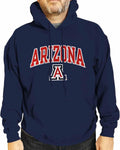 Campus Colors NCAA Adult Tackle Twill Hooded Sweatshirt - Comfortable