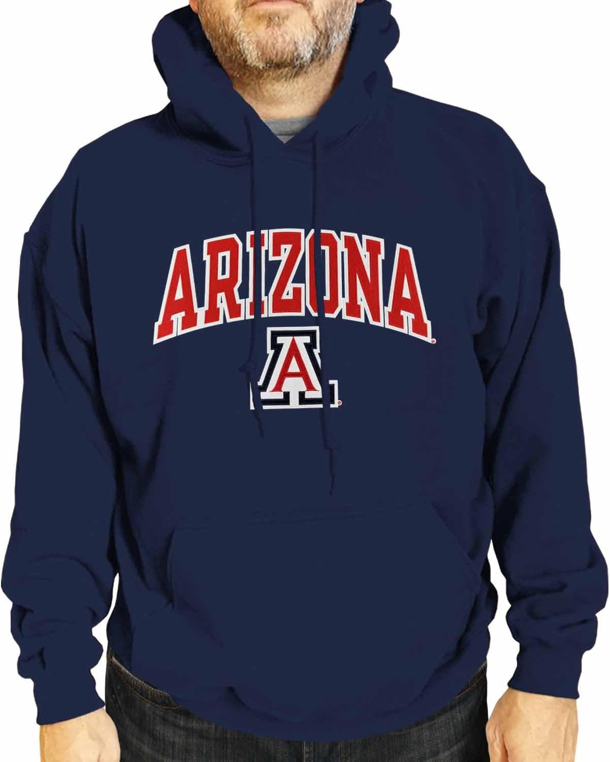 Arizona Wildcats Adult Tackle Twill Hooded Sweatshirt for Fans