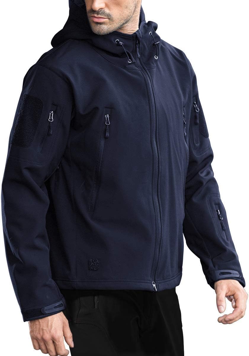 FREE SOLDIER Men's Outdoor Waterproof Soft Shell Tactical Jacket