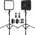 LED Video Light Panel Photography Lighting Kit - Portable Bi-Color