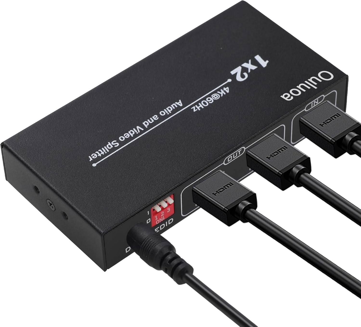 4K HDMI Splitter: Dual Screens in Stunning Clarity!