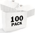 Large Paper Bags with Handles 16x6x12 in - 100 Pack Gift & Shopping