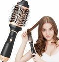 Roewol Nil Hair Dryer Brush 4-in-1 Styling Tool - Compact Gold