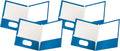 Oxford Laminated Twin-Pocket Folders, Letter Size - Durable, Glossy