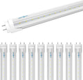 T8 LED Tube Light Bulbs 4 ft 20W 40W Equivalent - Natural White