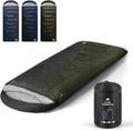 0 Degree XXL Sleeping Bag for Adults - Spacious Cold Weather Bag