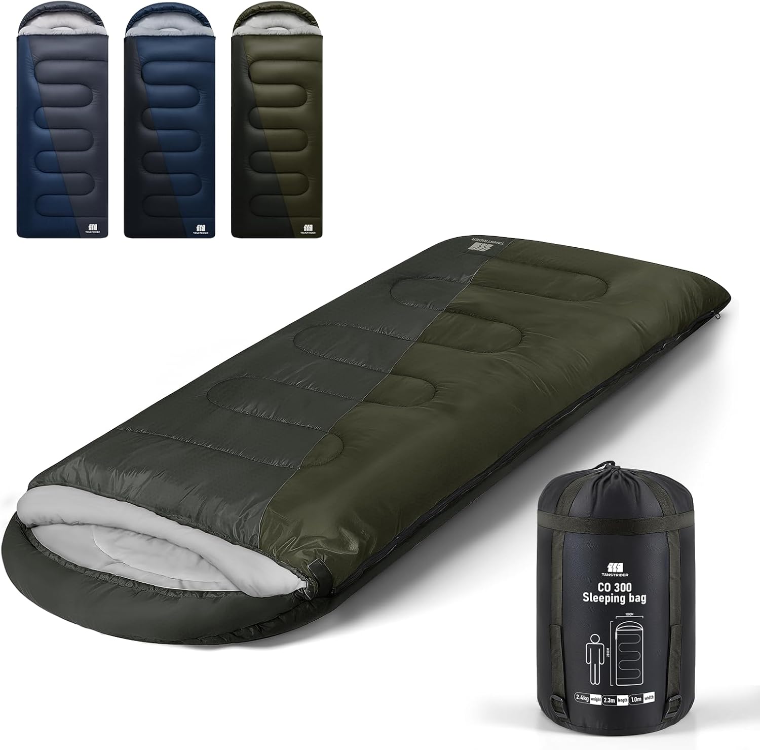 0 Degree XXL Sleeping Bags for Adults Cold Weather Camping