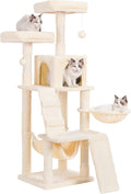 Heybly Cat Tree Multi-Level Tower for Indoor Cats - Cozy, Stable Perch