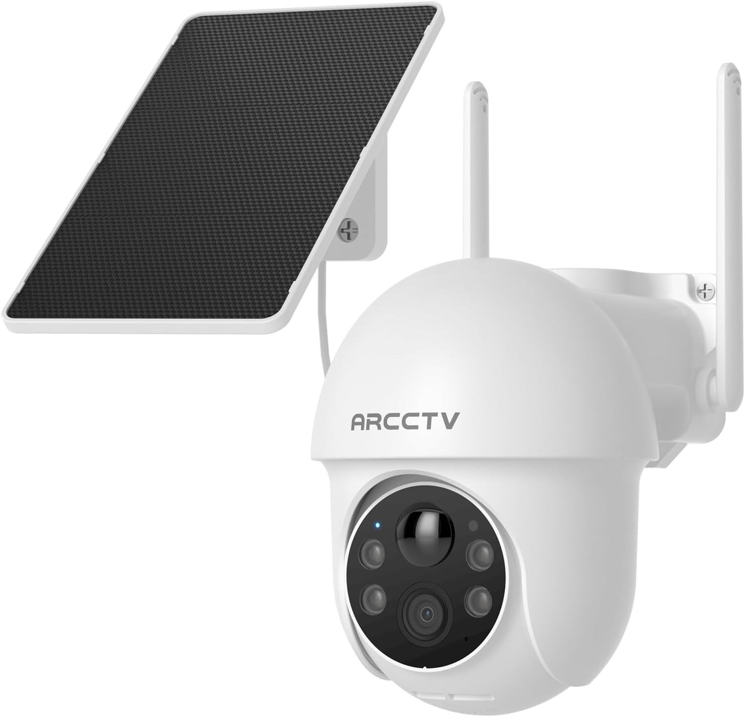 Solar Security Cameras Wireless Outdoor with 360 View and Night Vision