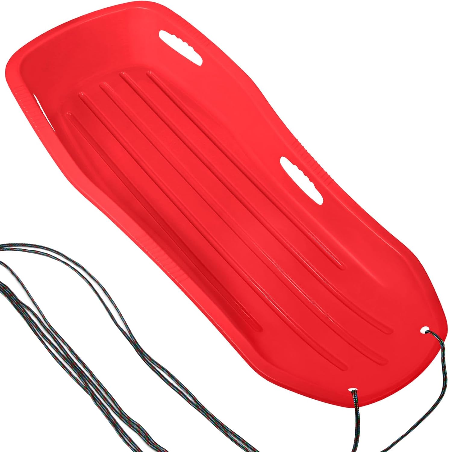 Snow Sled for Kids - Cold-Resistant Plastic Toboggan Fun