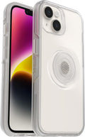 Clear Otter + Pop Symmetry Case for iPhone 14 & 13 - Slim PopGrip
