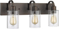 Farmhouse 3-Light Bathroom Vanity Light - Oil Rubbed Bronze