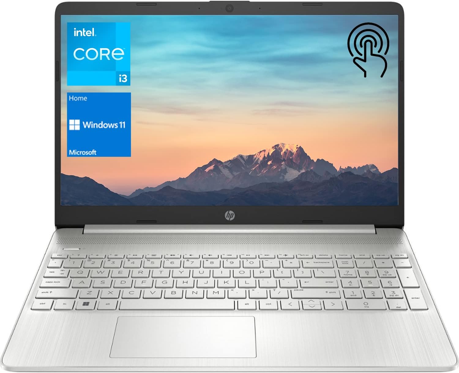 HP Notebook Laptop with 15.6in Touchscreen and 20GB RAM