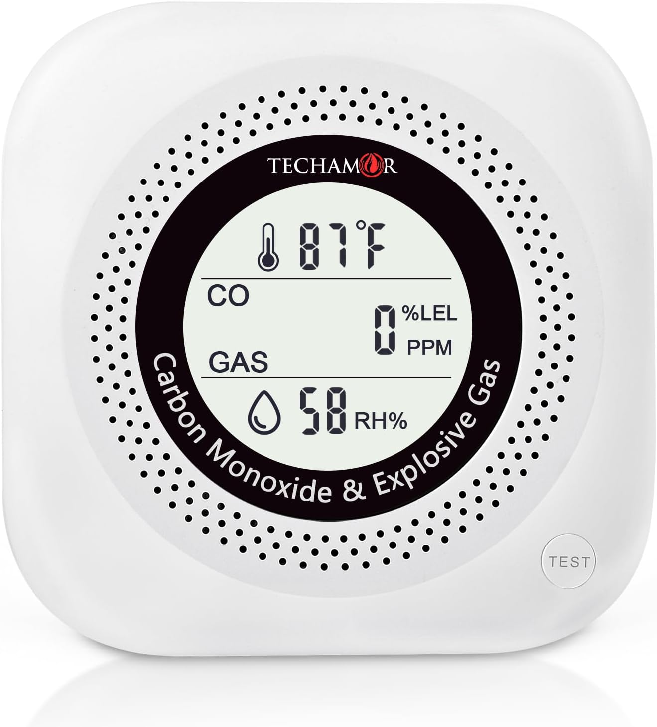 Carbon Monoxide & Natural Gas Combination Detector for Safety