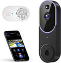 1080P Wireless Video Doorbell Camera with Chime - Smart Night Vision