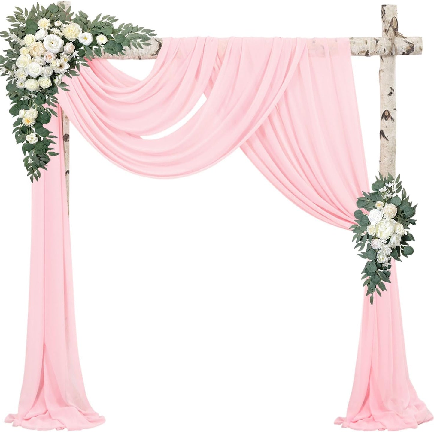 4 Panels Wedding Arch Draping Fabric for Stunning Decor