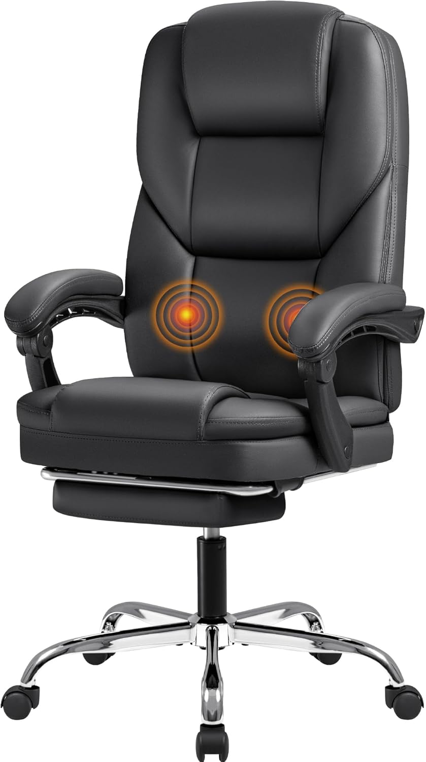 Furmax Executive Office Chair with Foot Rest for Comfort
