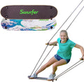 Waves TreeSkate Skateboard Swing - Stand Up Surf Swing for Kids