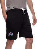 Calhoun NHL Men's Team Logo Air Mesh Shorts - Comfortable Gym & Fan