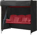 FLYMEI Outdoor Swing Cover for Triple Seater Hammock Protection