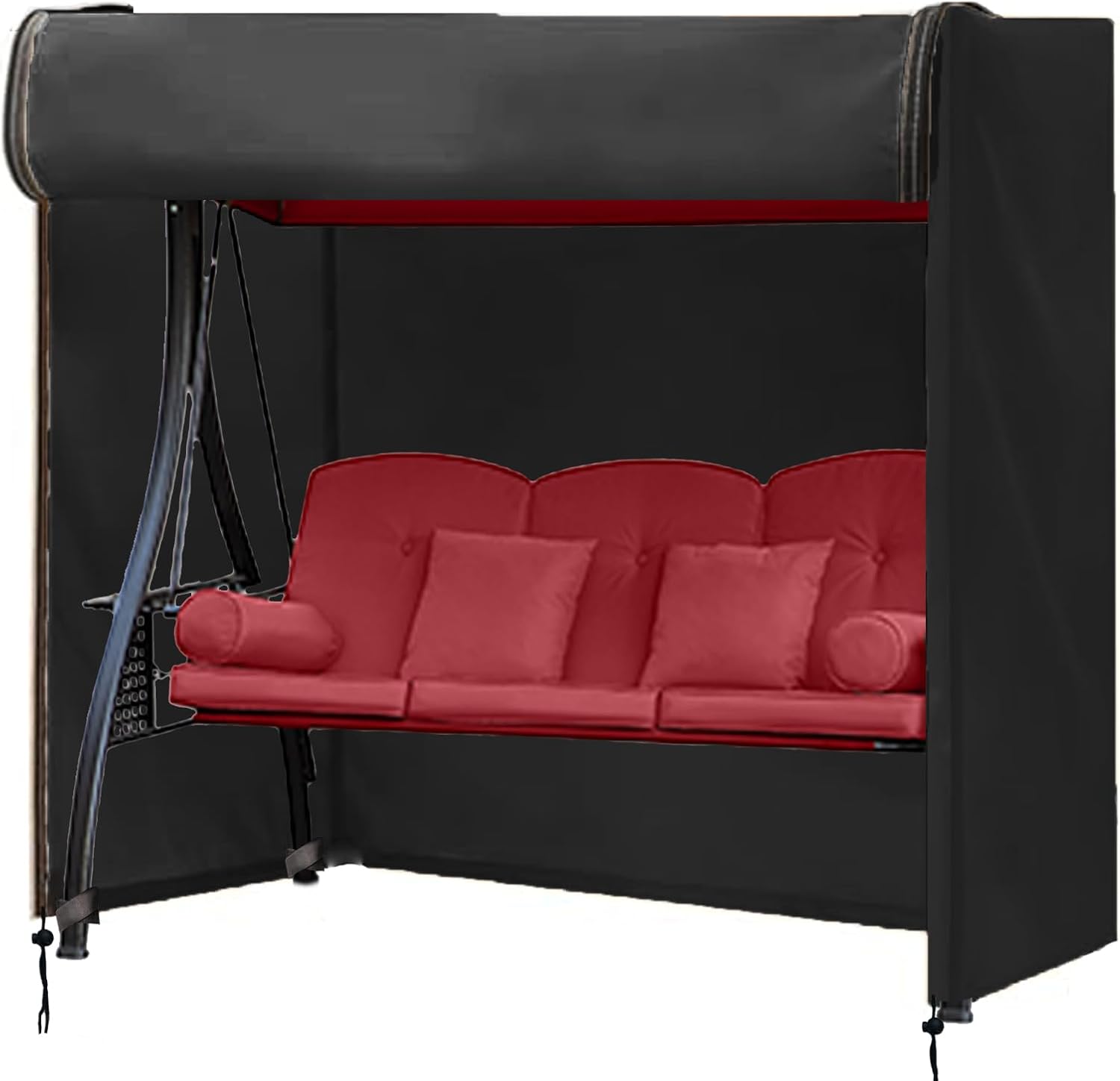 FLYMEI Outdoor Swing Cover for Triple Seater Hammock Protection