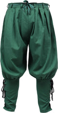 KUOIN Medieval Renaissance Ankle Banded Pants for Men - Breathable