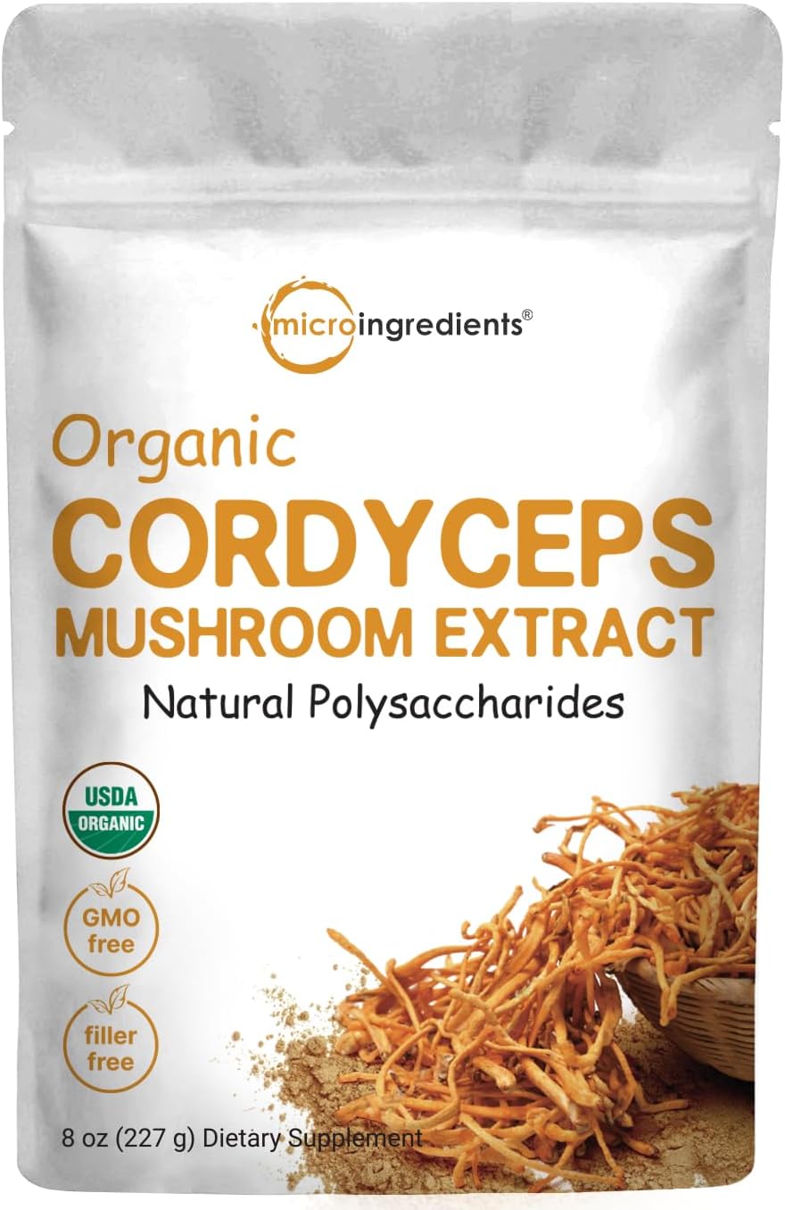 8oz Organic Cordyceps Extract | Boost Energy