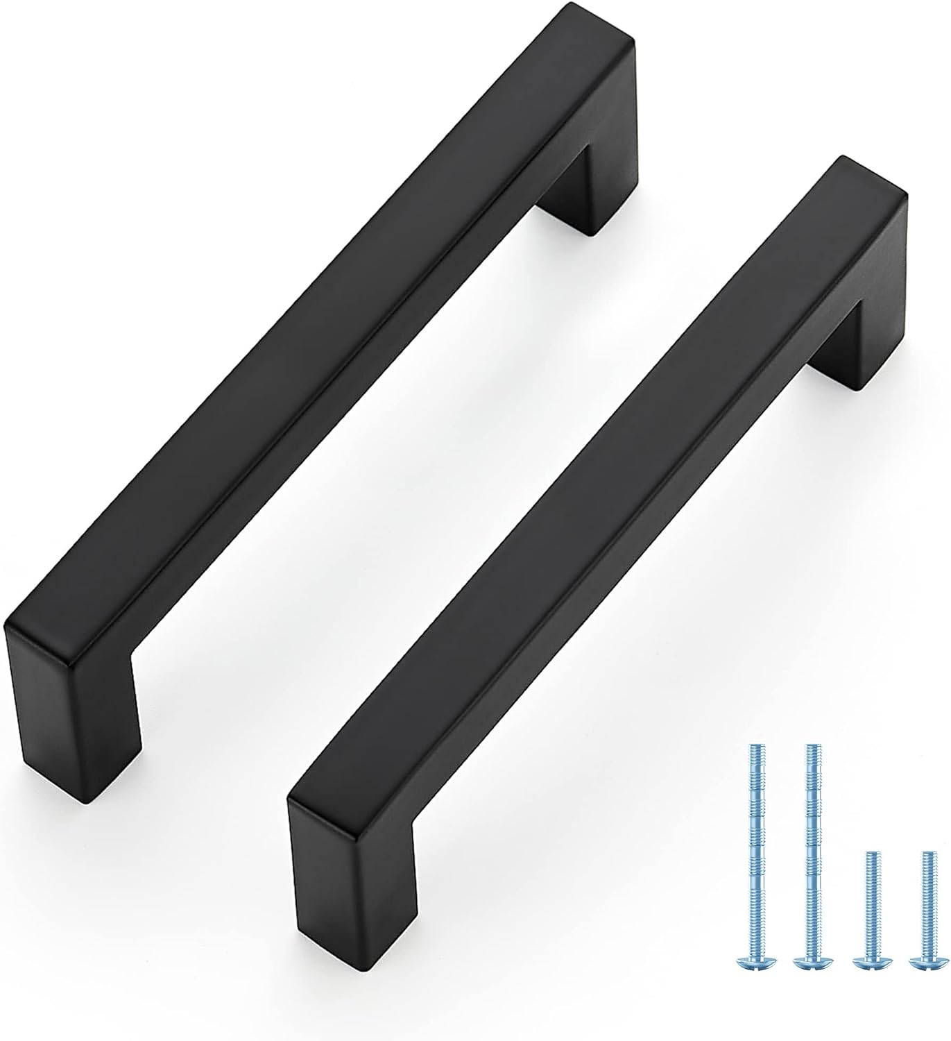 25 Pack Matte Black Cabinet Pulls by Ravinte Hardware
