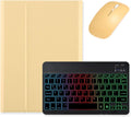 Backlit Keyboard for iPad Pro 13 in M4 2024 Yellow+Black - Detachable
