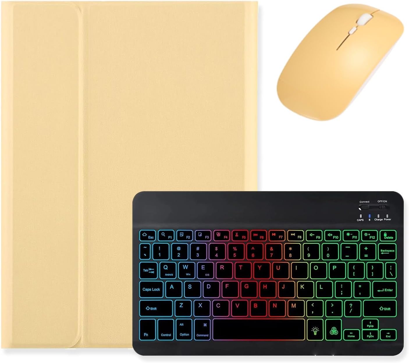 Backlit Keyboard for iPad Pro 13 inch Case with Mouse and RGB