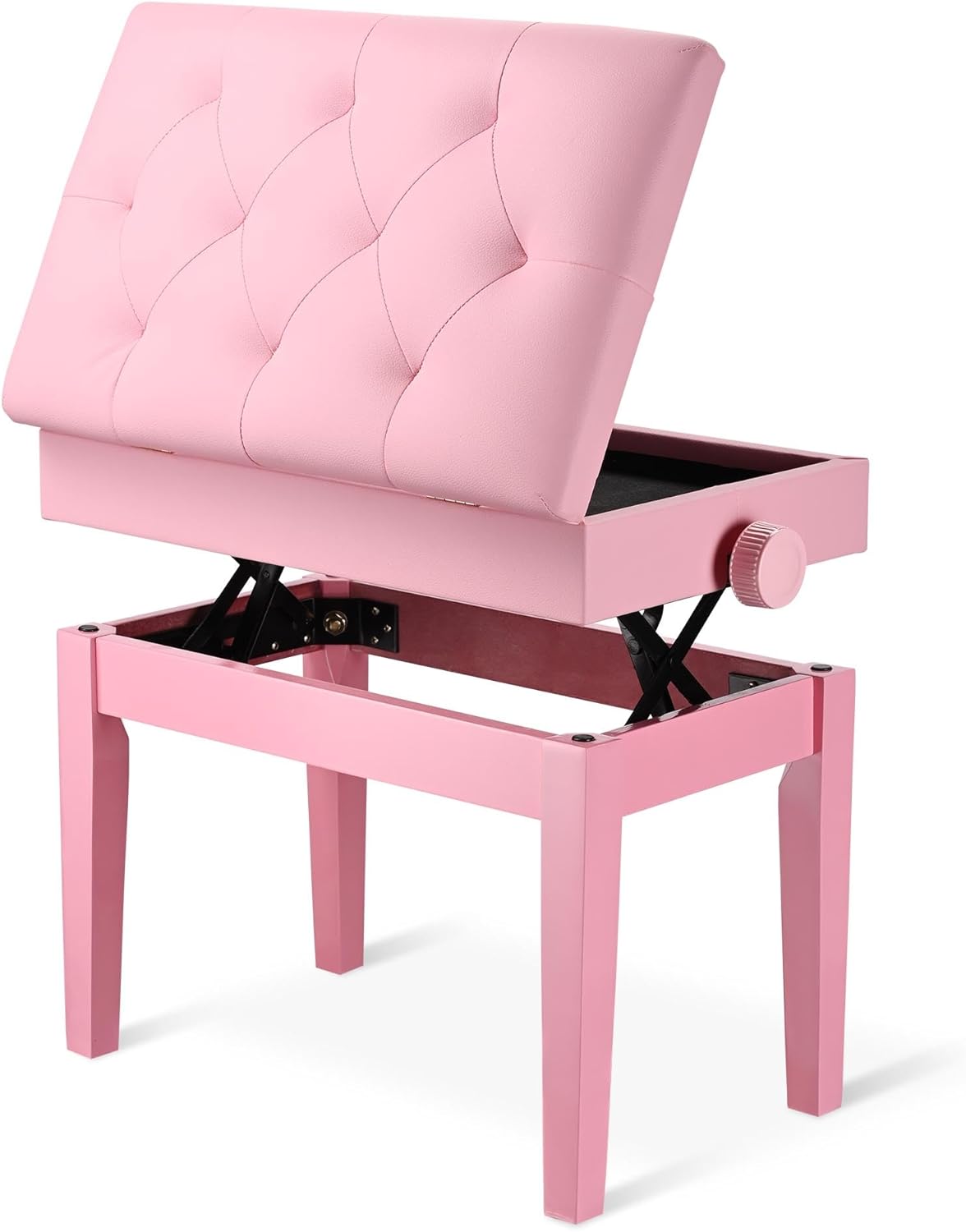 AW Adjustable Piano Bench with Storage for Comfort and Style