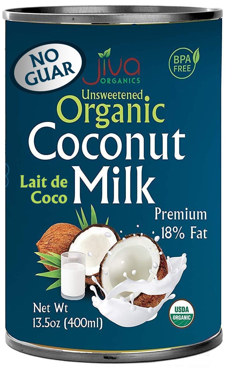 Organic Coconut Milk 13.5 Ounce Pack of 12 - Unsweetened & Rich