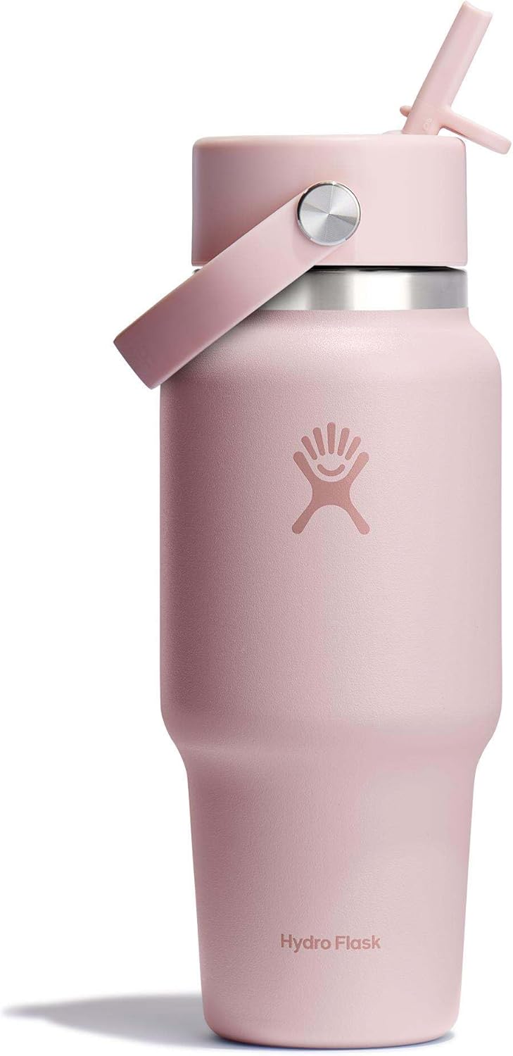 Hydro Flask 24 OZ Wide Flex Straw Travel Bottle for All Day Use