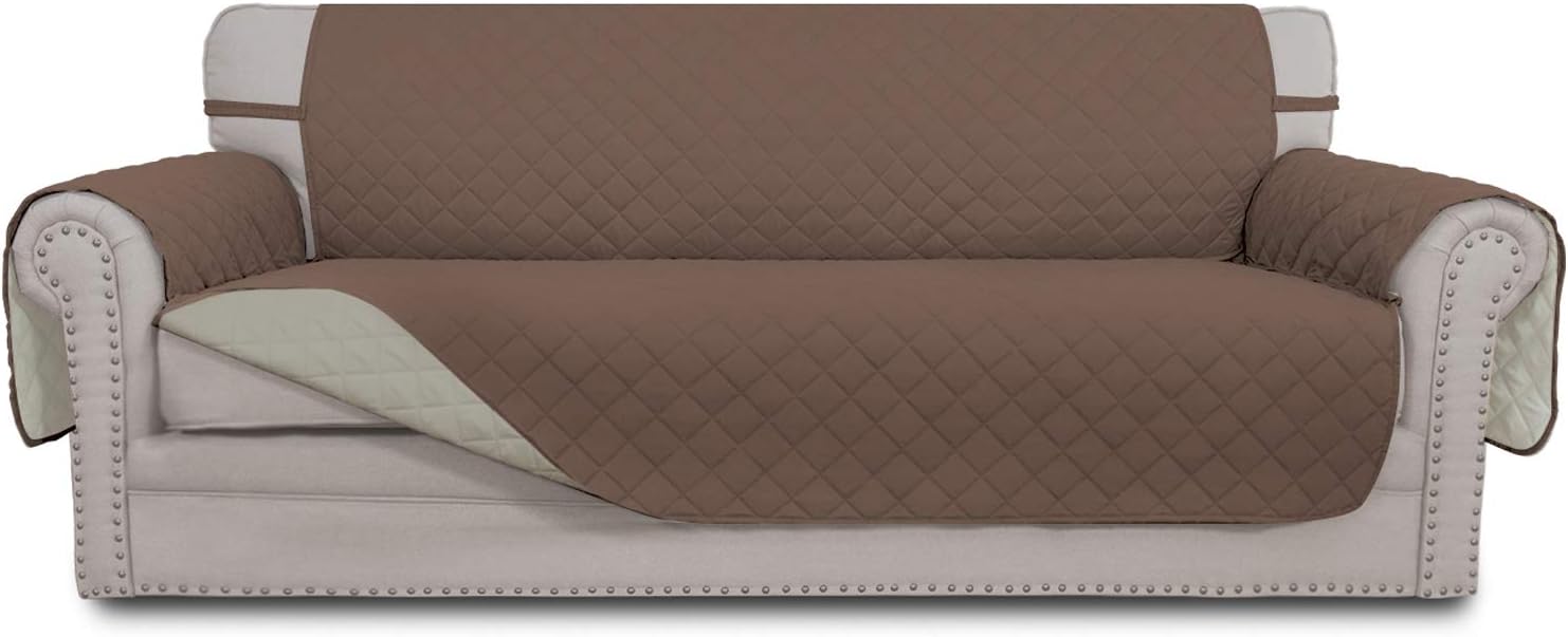 Easy-Going Reversible Oversized Couch Cover for Pets and Kids