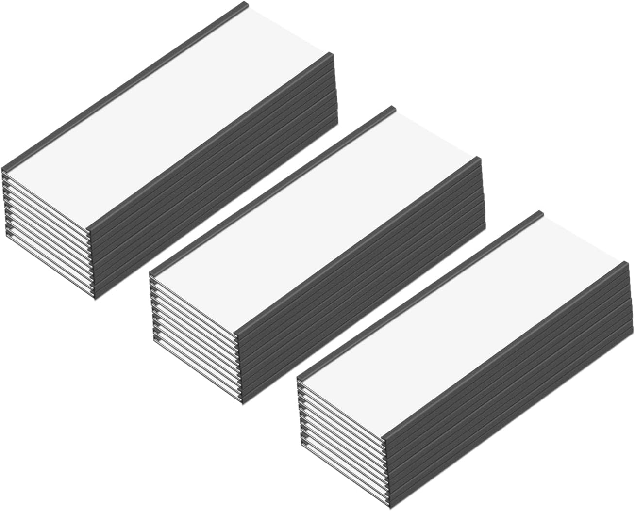 C Channel Magnetic Label Holders for Easy Workplace Organization