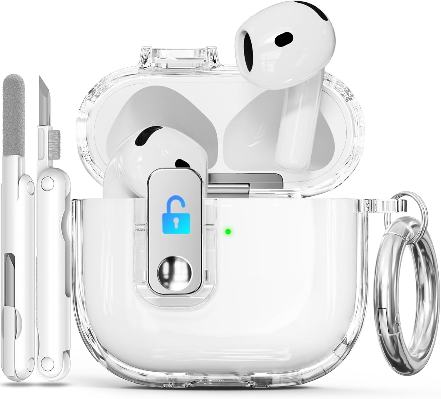 Anti-Yellow Clear AirPods 4 Case - Scratch-Proof & Secure