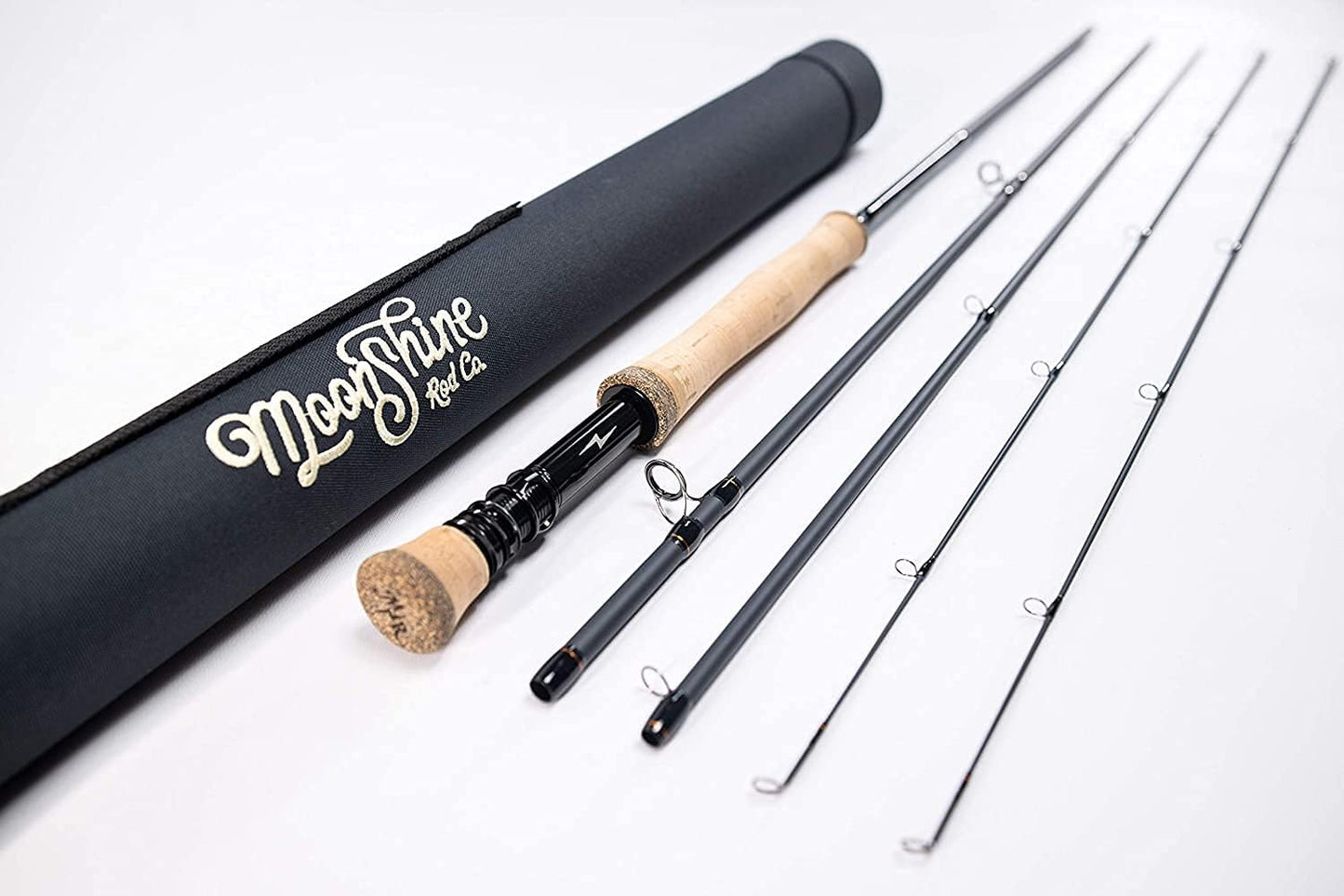 Moonshine Rod Co. Fly Fishing Rod with Extra Tip and Case
