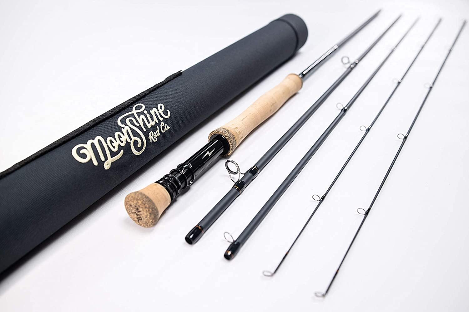 Moonshine Rod Co. Fly Fishing Rod with Extra Tip and Case